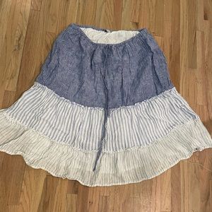Rails midi boho skirt